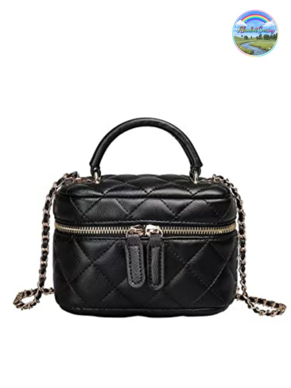 Vegan Leather Box Bag Crossbody Purse Chic Mini Handbag